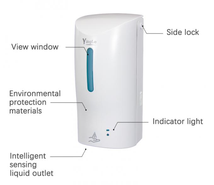 Dispensador automático de jabón para uso comercial e industrial 0